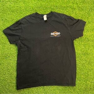 Gildan Black Short Sleeve Tee Classic Crew Neck‎